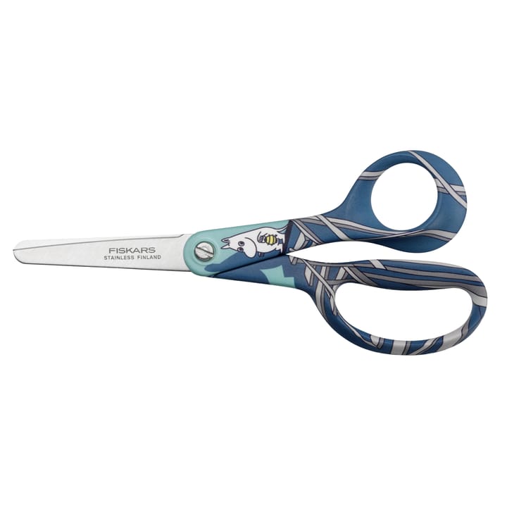 Tijeras infantil Mumin, azul, 13 cm Fiskars