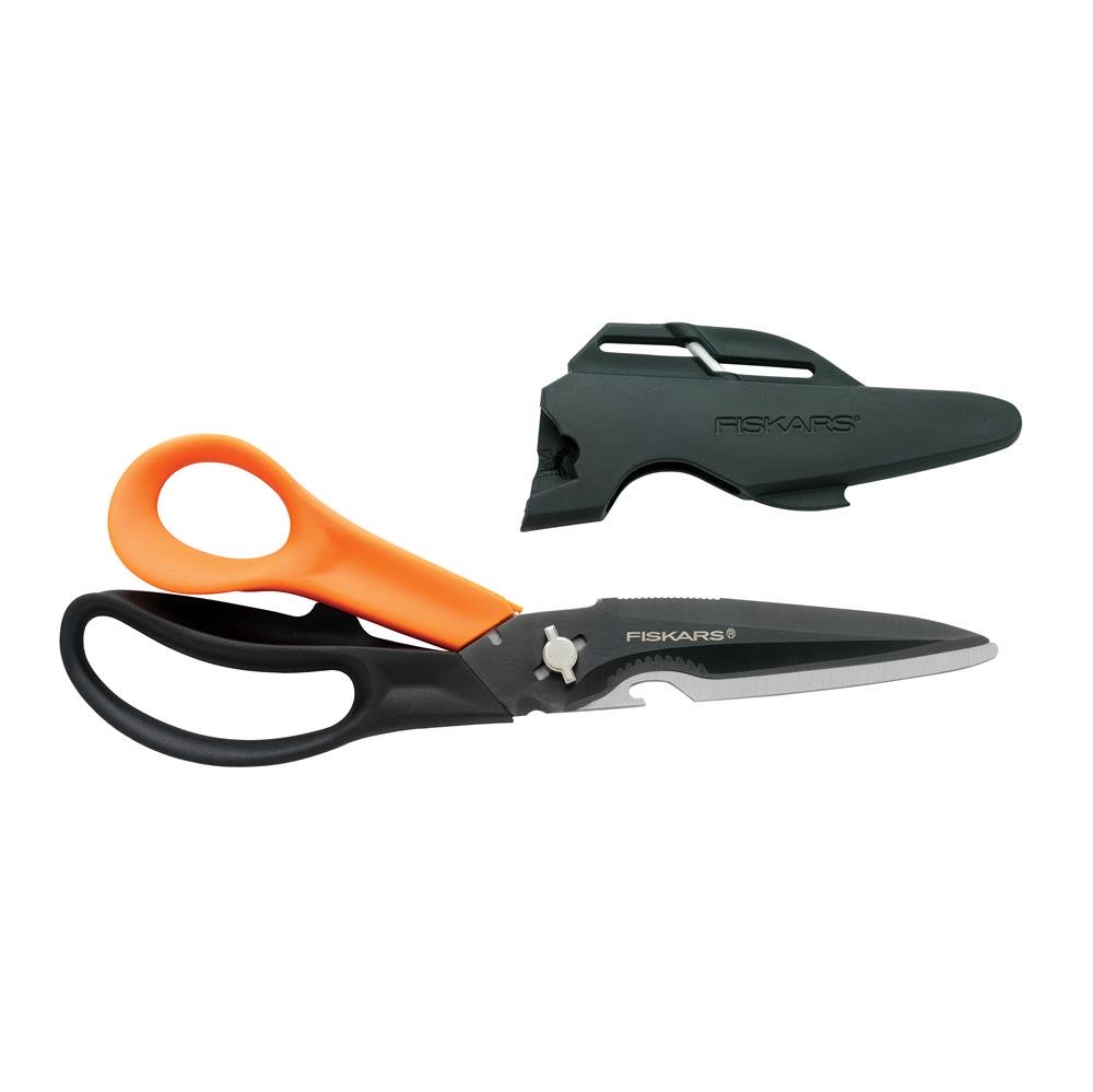 Fiskars Tijeras multifuncionales Cuts naranja