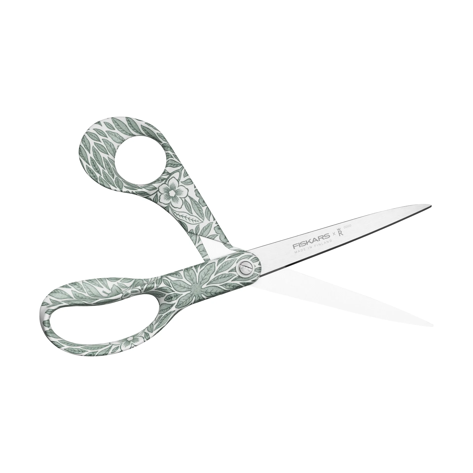 Tijeras multiusos Fiskars x Rörstrand, Ostindia Floris verde, 21 cm Fiskars