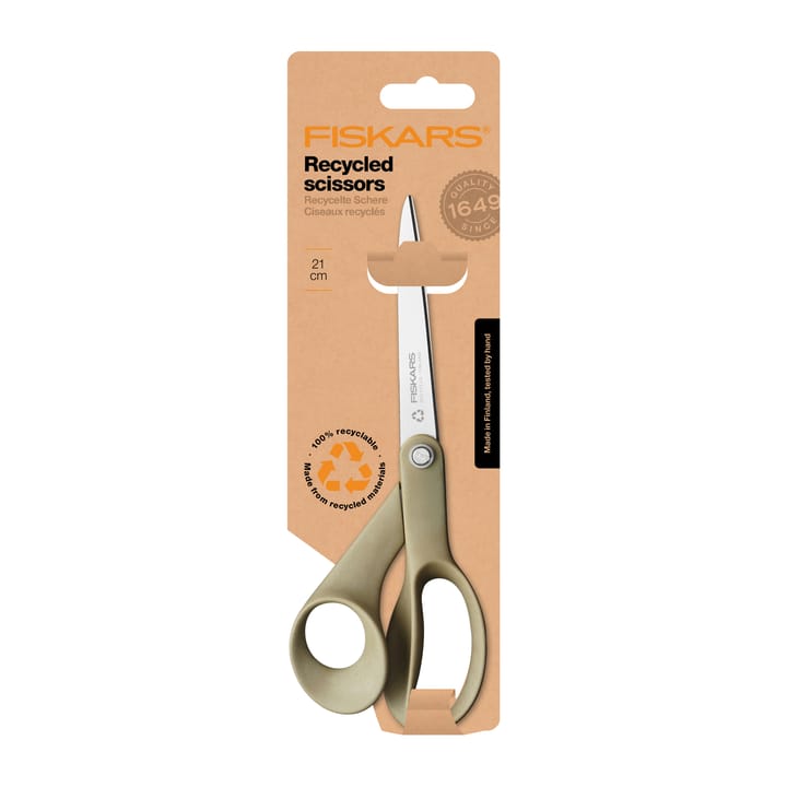 Tijeras universales en material reciclado, 21 cm Fiskars