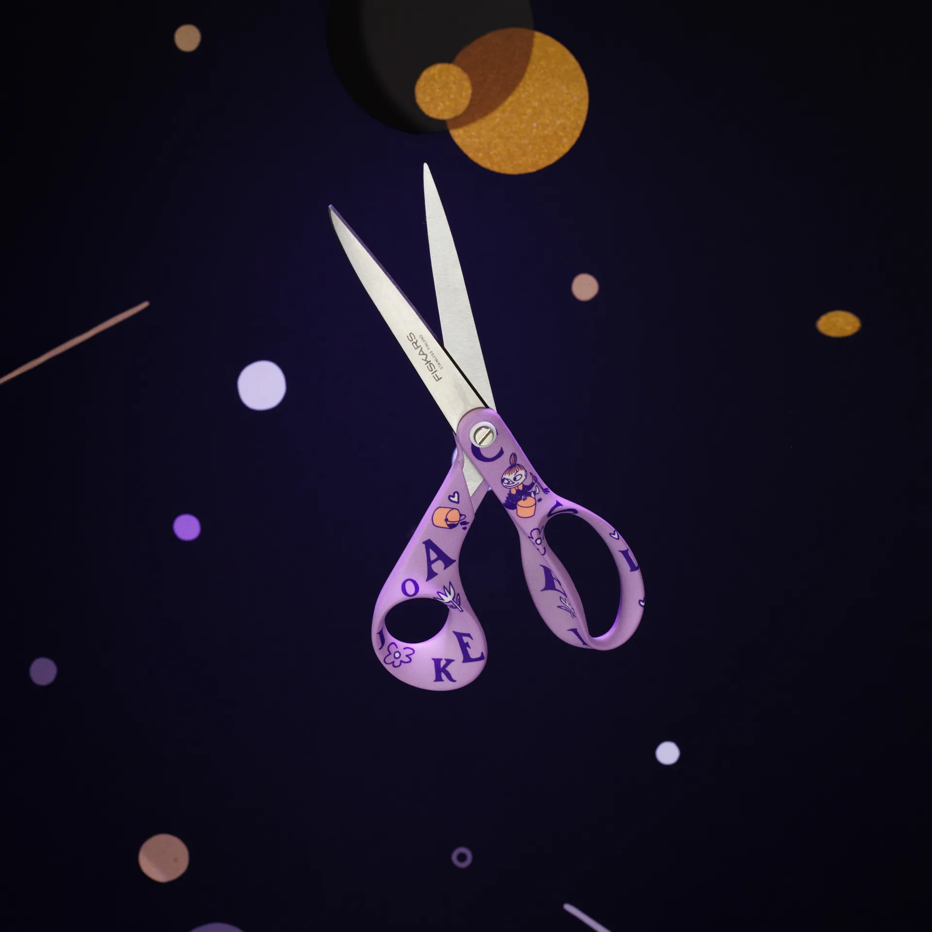 Tijeras universales Fiskars x Mumin 21 cm, ABC Fiskars