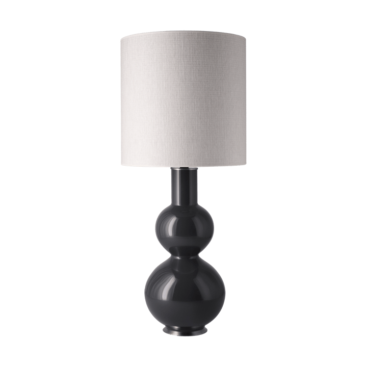 Lámpara de mesa Augusta base de lámpara gris - Babel Beige M - Flavia Lamps