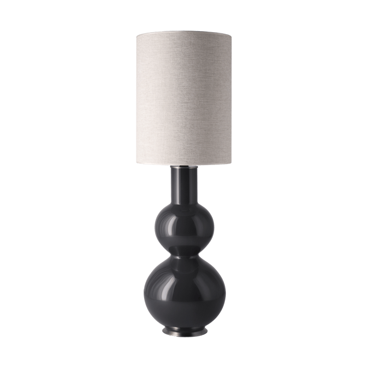 Lámpara de mesa Augusta base de lámpara gris - London Beige L - Flavia Lamps