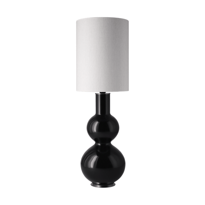 Lámpara de mesa Augusta base de lámpara negra - Babel Beige L - Flavia Lamps
