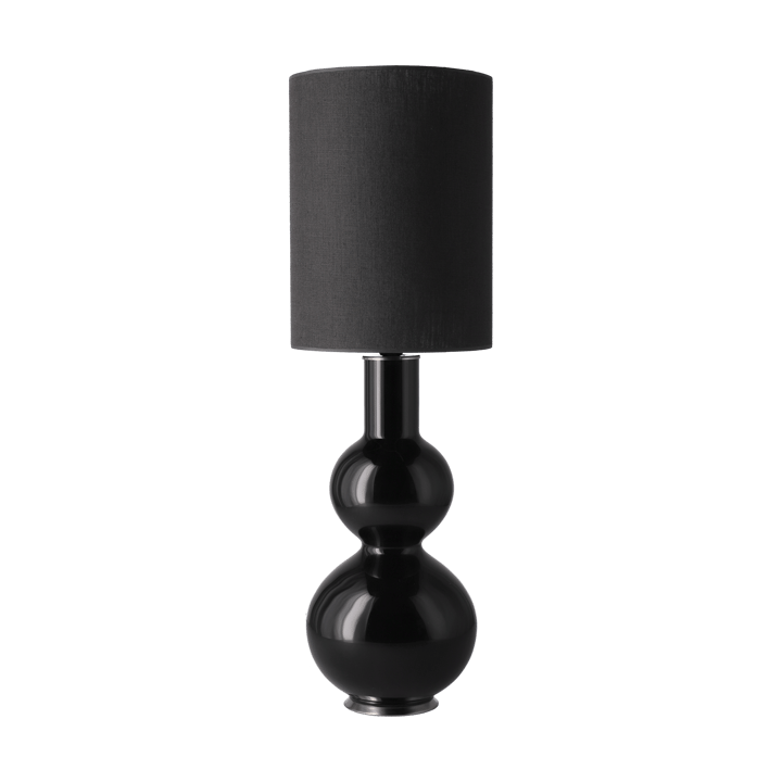Lámpara de mesa Augusta base de lámpara negra - Lino Negro L - Flavia Lamps