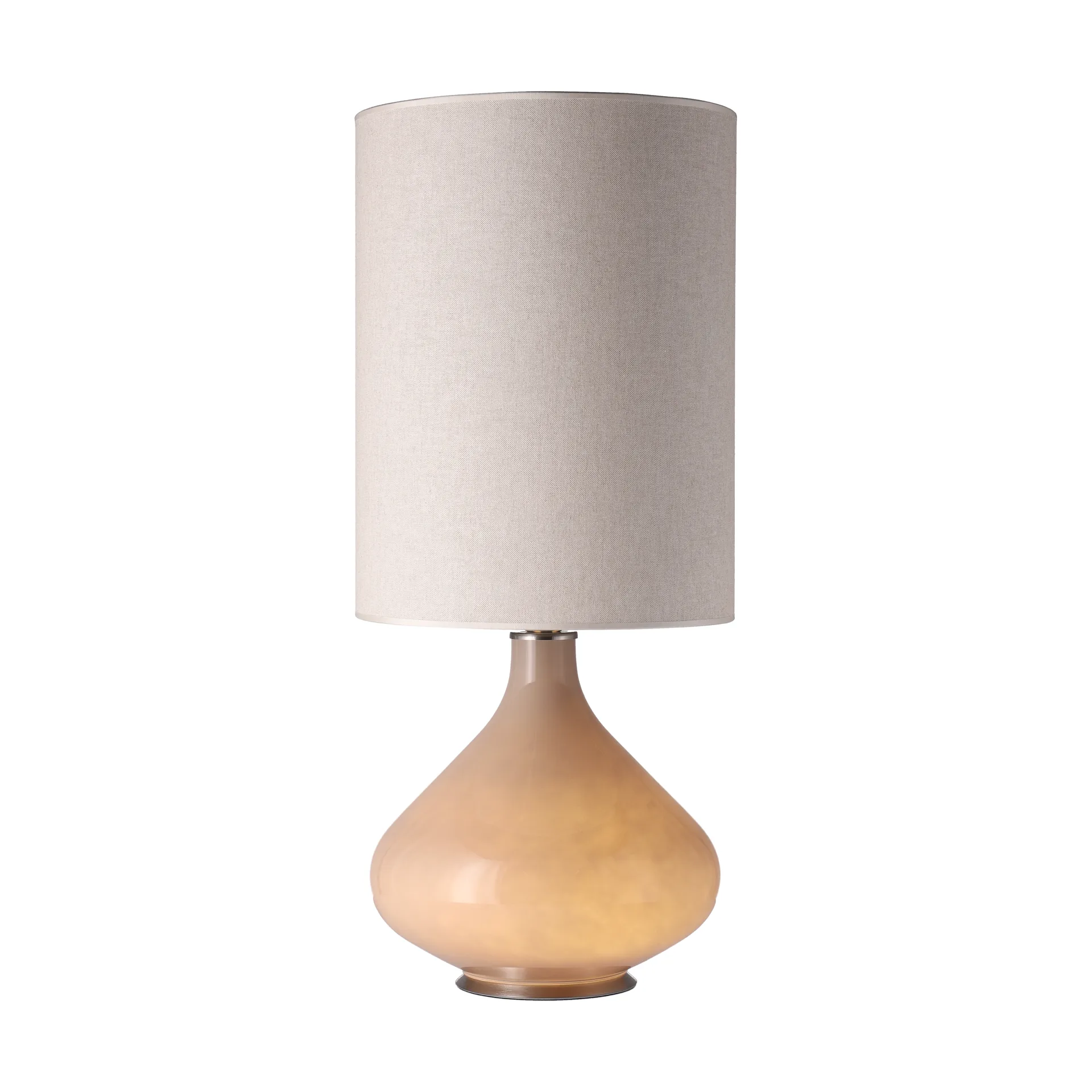 Lámpara de mesa Flavia base de lámpara beige, Milano Tostado L Flavia Lamps