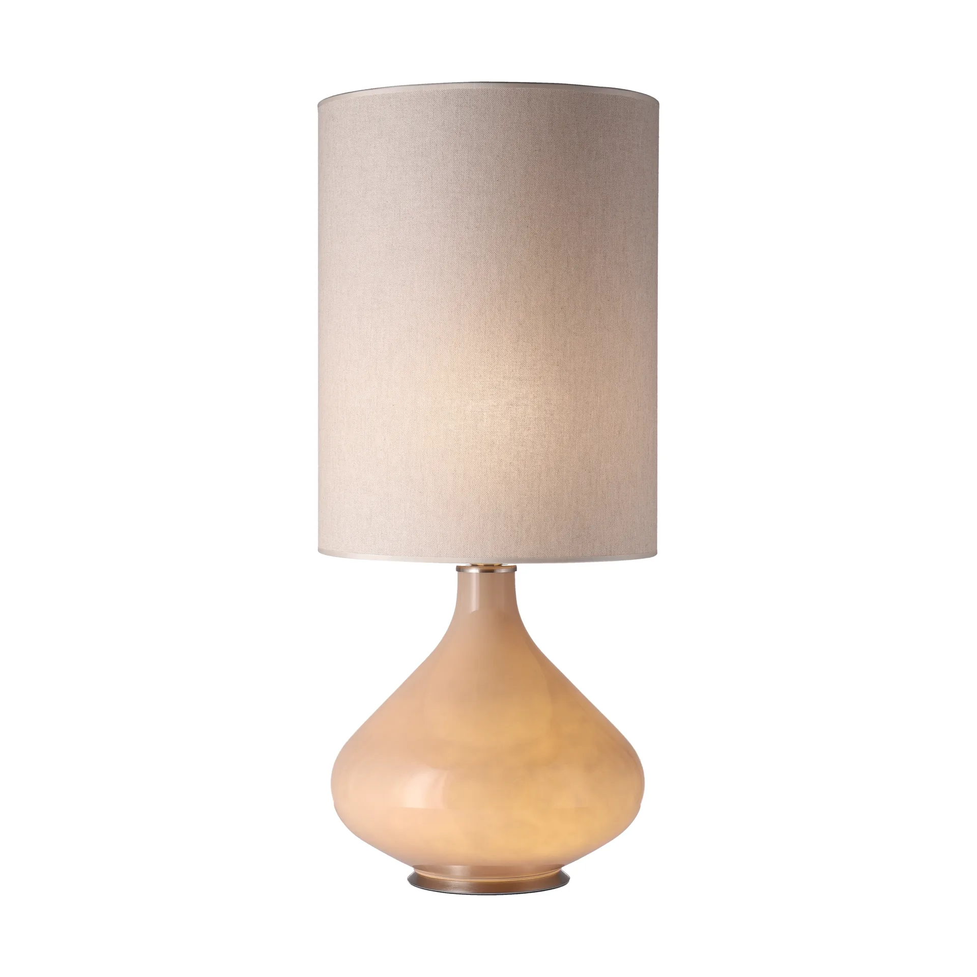 Lámpara de mesa Flavia base de lámpara beige, Milano Tostado L Flavia Lamps