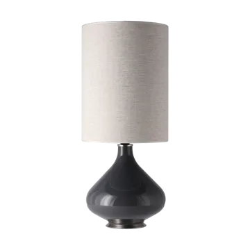 Lámpara de mesa Flavia base de lámpara gris - London Beige L - Flavia Lamps