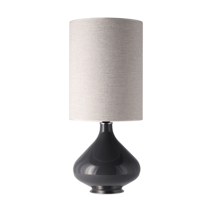 Lámpara de mesa Flavia base de lámpara gris - London Beige L - Flavia Lamps