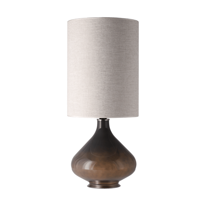 Lámpara de mesa Flavia base de lámpara gris, London Beige L Flavia Lamps