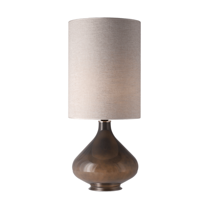 Lámpara de mesa Flavia base de lámpara gris, London Beige L Flavia Lamps