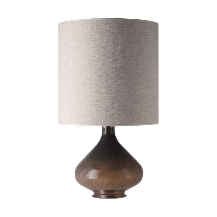 Lámpara de mesa Flavia base de lámpara gris, London Beige M Flavia Lamps