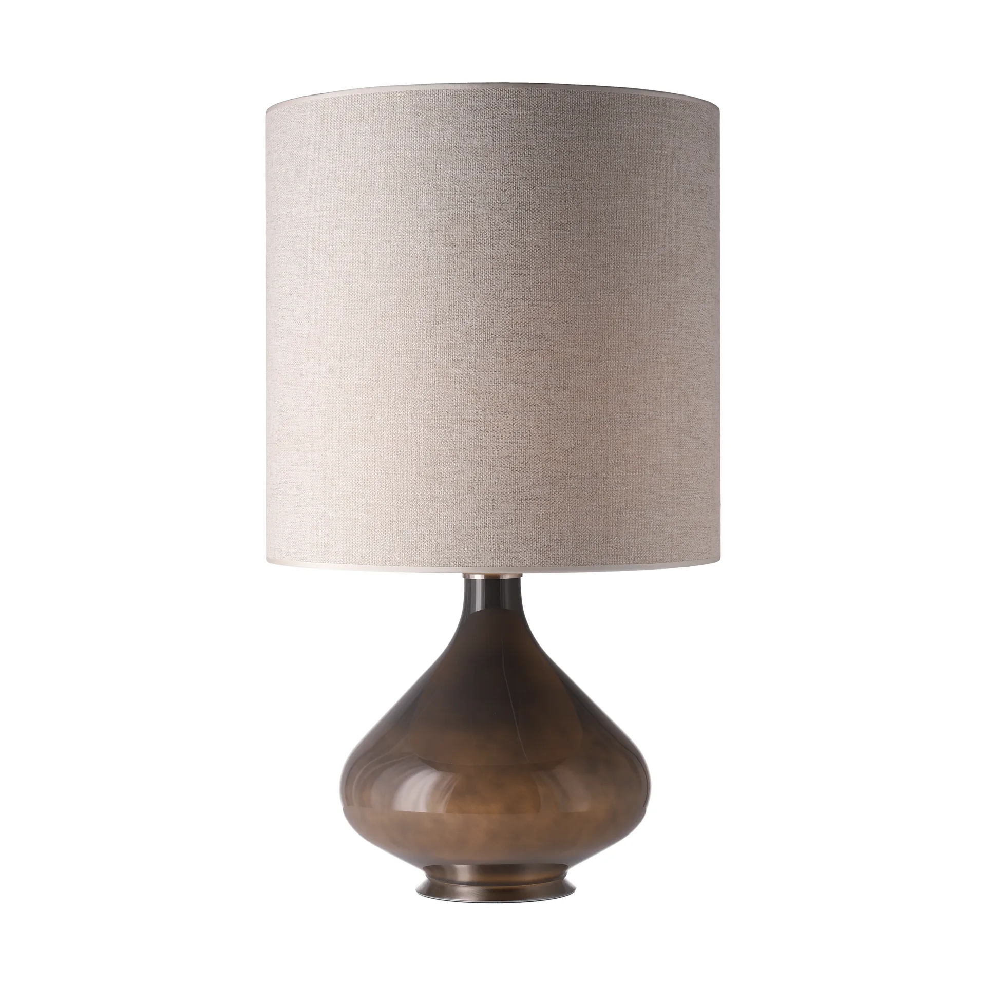 Lámpara de mesa Flavia base de lámpara gris, London Beige M Flavia Lamps