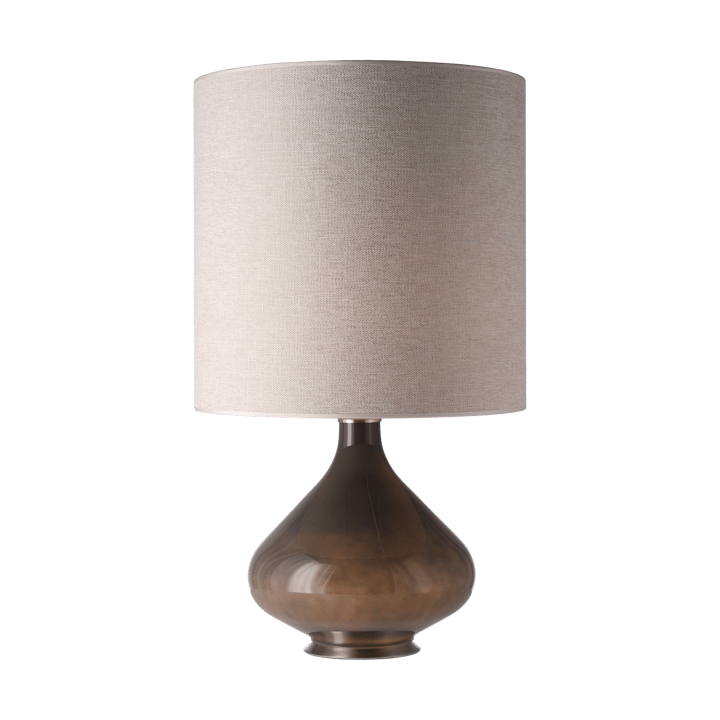 Lámpara de mesa Flavia base de lámpara gris, London Beige M Flavia Lamps