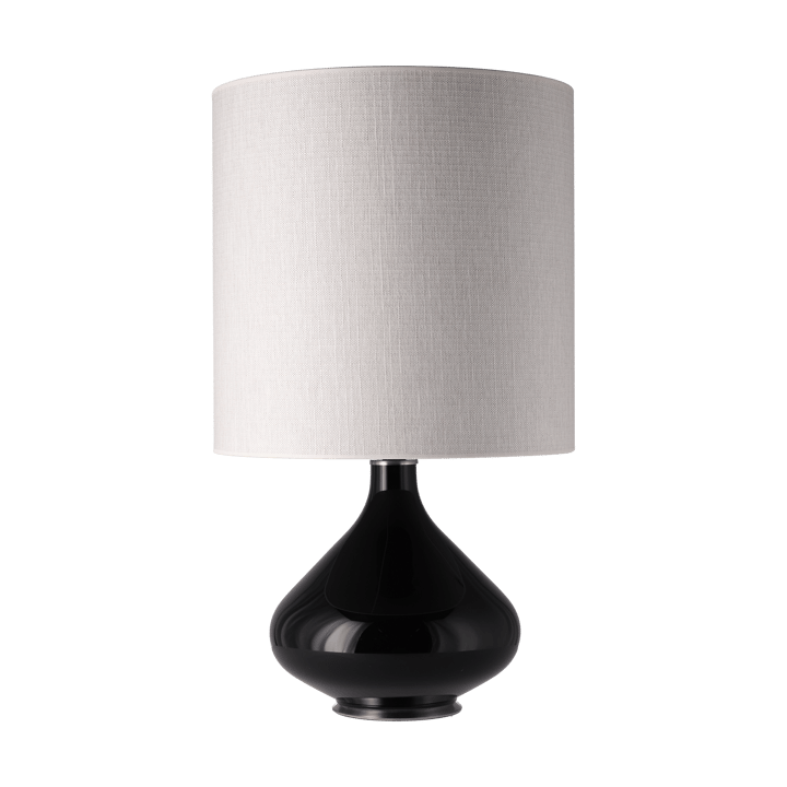 Lámpara de mesa Flavia base de lámpara negra - Babel Beige M - Flavia Lamps