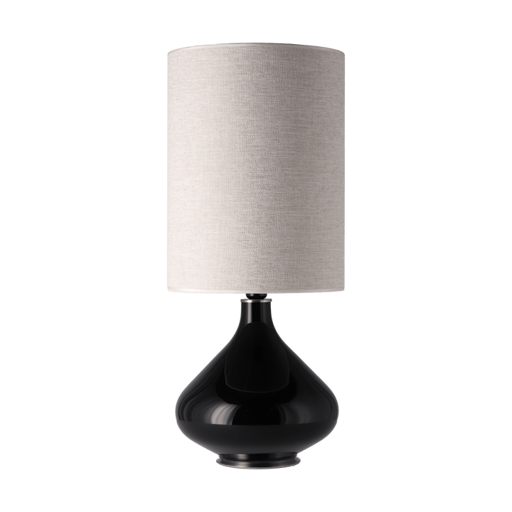 Lámpara de mesa Flavia base de lámpara negra - London Beige L - Flavia Lamps