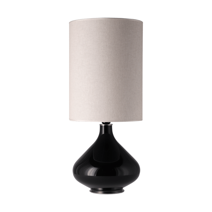 Lámpara de mesa Flavia base de lámpara negra - Milano Tostado L - Flavia Lamps