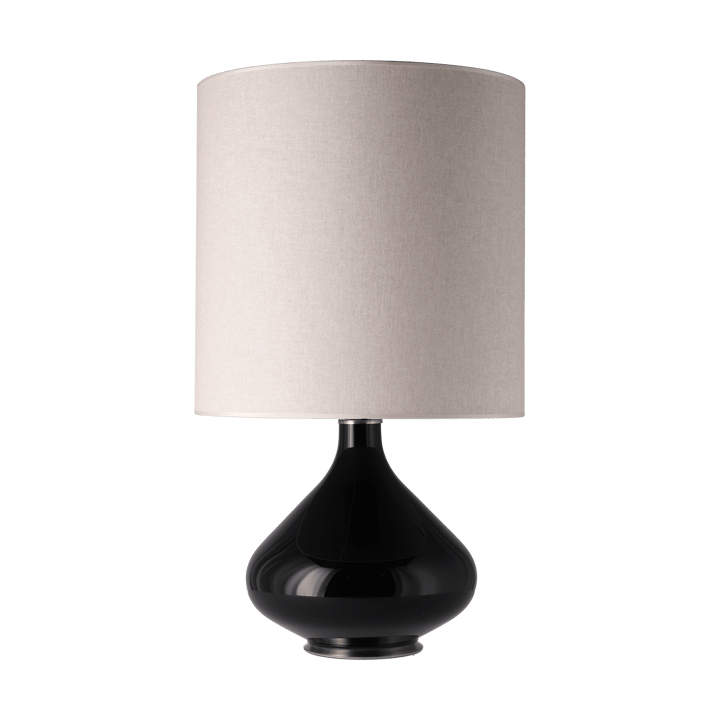 Lámpara de mesa Flavia base de lámpara negra - Milano Tostado M - Flavia Lamps