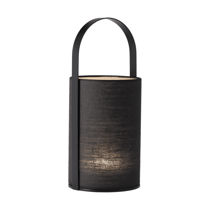 Lámpara de mesa Move Mini Portabel, Lino Negro Flavia Lamps