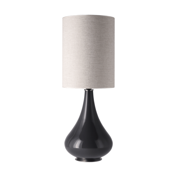 Lámpara de mesa Renata base de lámpara gris - London Beige L - Flavia Lamps