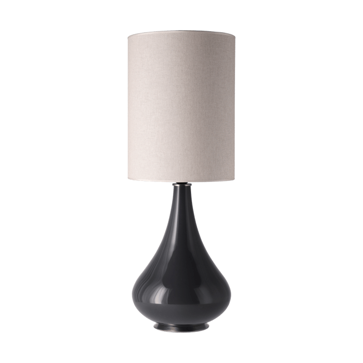 Lámpara de mesa Renata base de lámpara gris - Milano Tostado L - Flavia Lamps