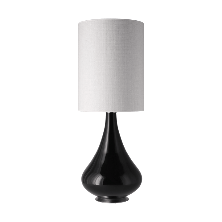 Lámpara de mesa Renata base de lámpara negra - Babel Beige L - Flavia Lamps