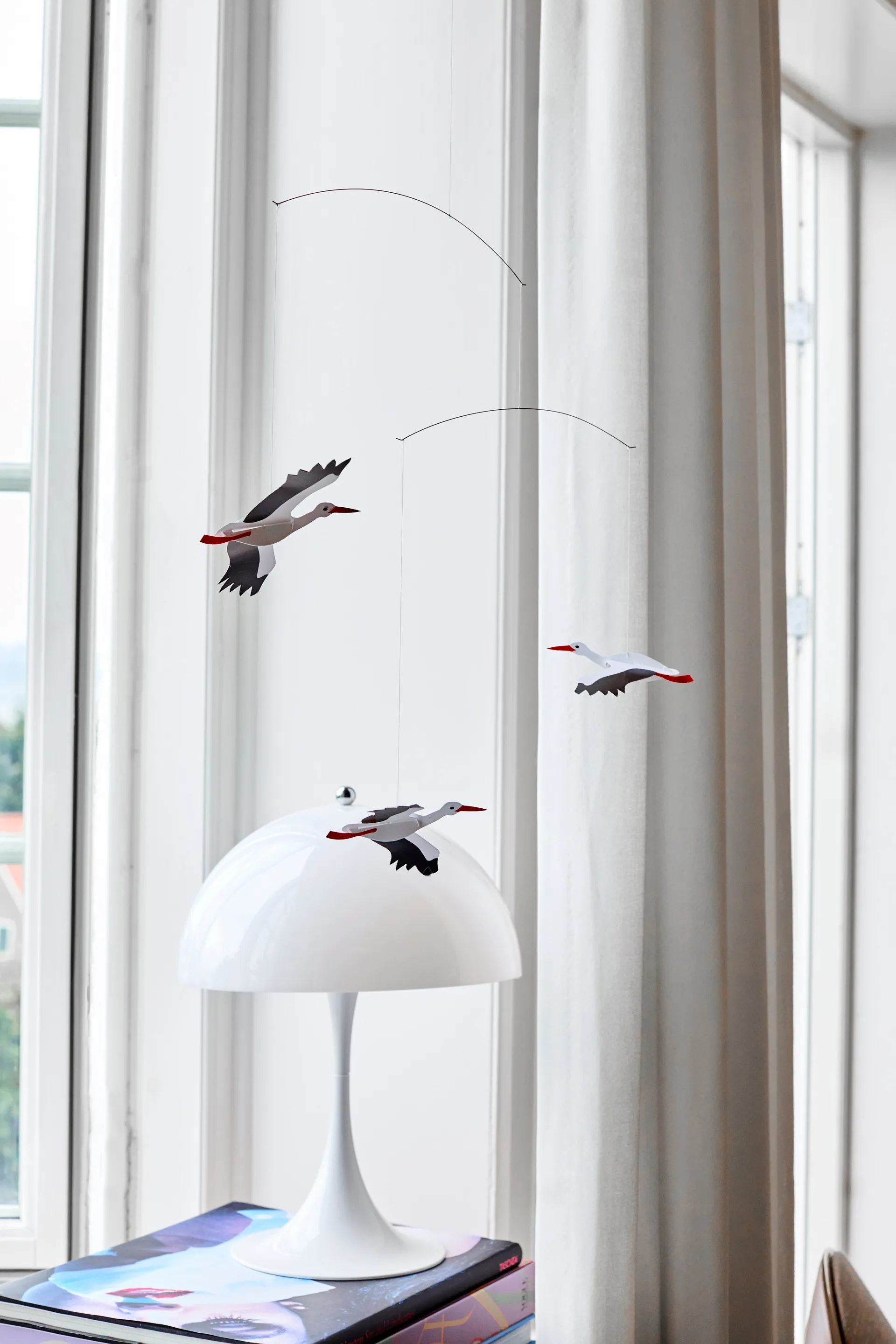 Móvil colgante Lucky Storks, multi Flensted Mobiles