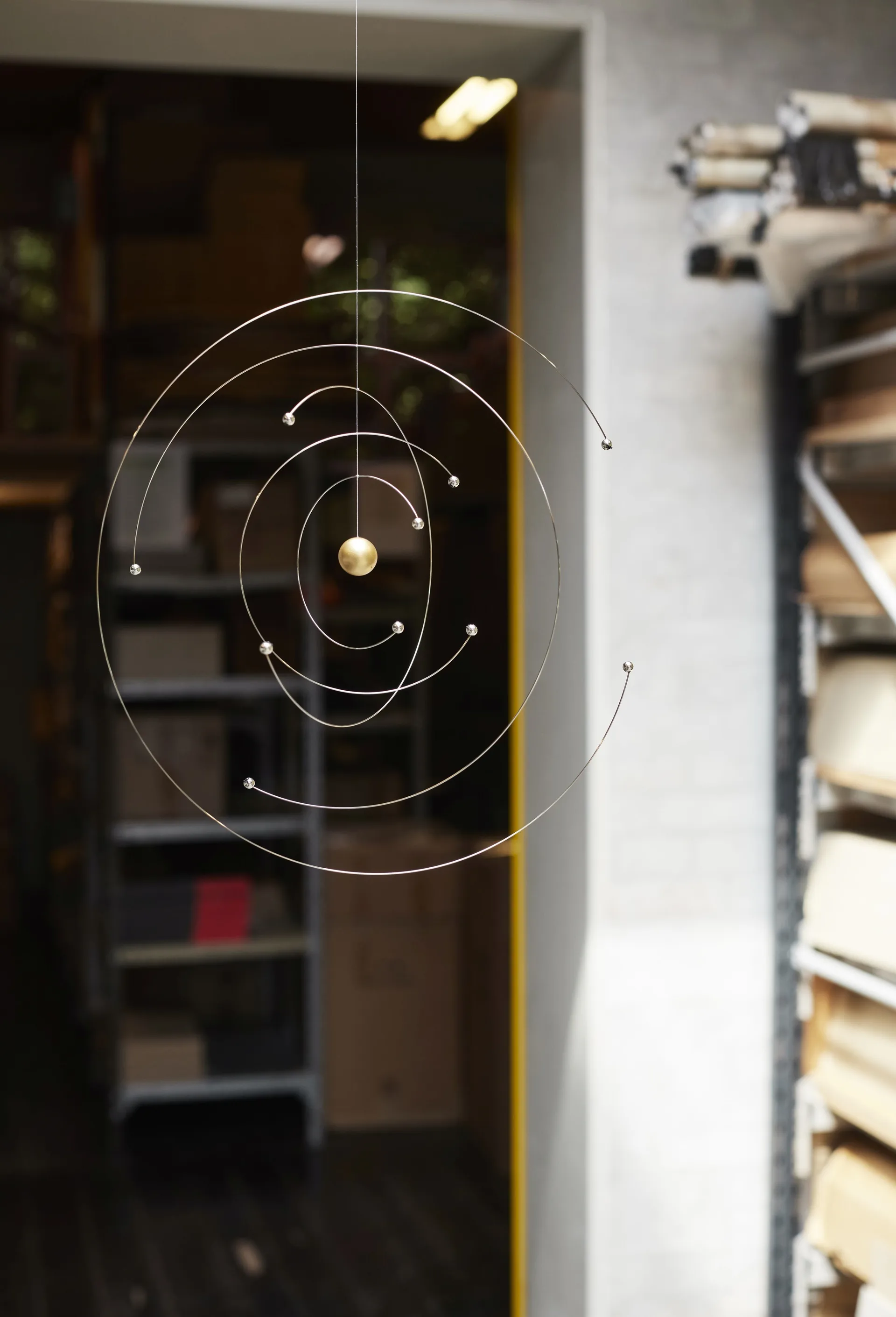 Móvil decorativo Niels Bohr Atom Model, multi Flensted Mobiles