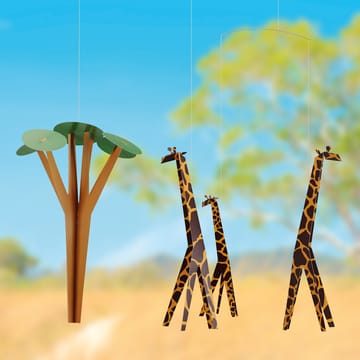 Móvil Giraffes on the Savannah - multi - Flensted Mobiles
