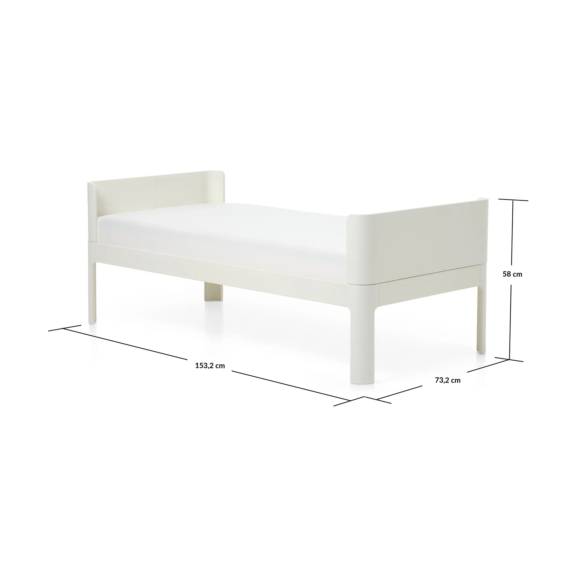 Cama juvenil Nova, Cream FLEXA