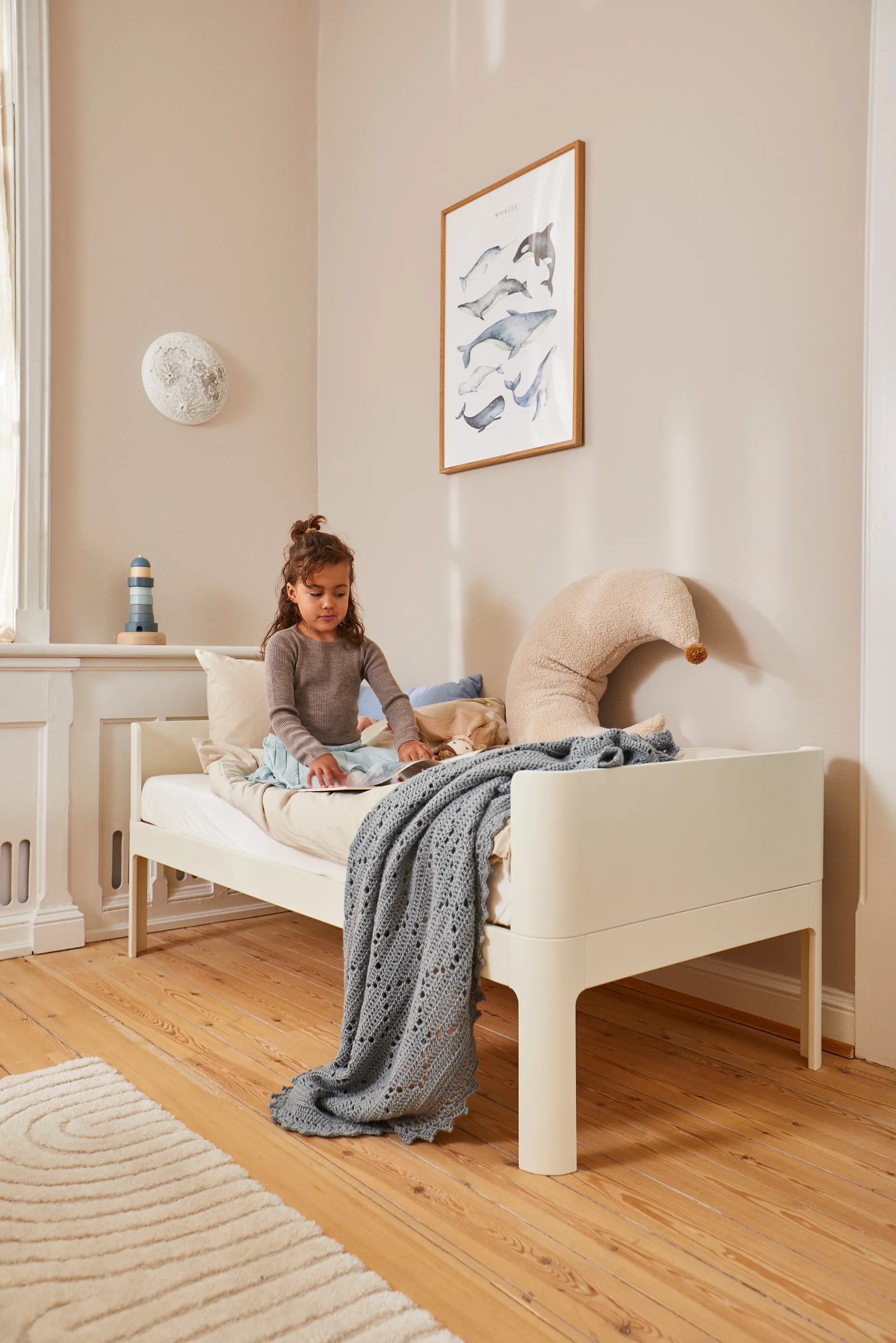 Cama juvenil Nova, Cream FLEXA