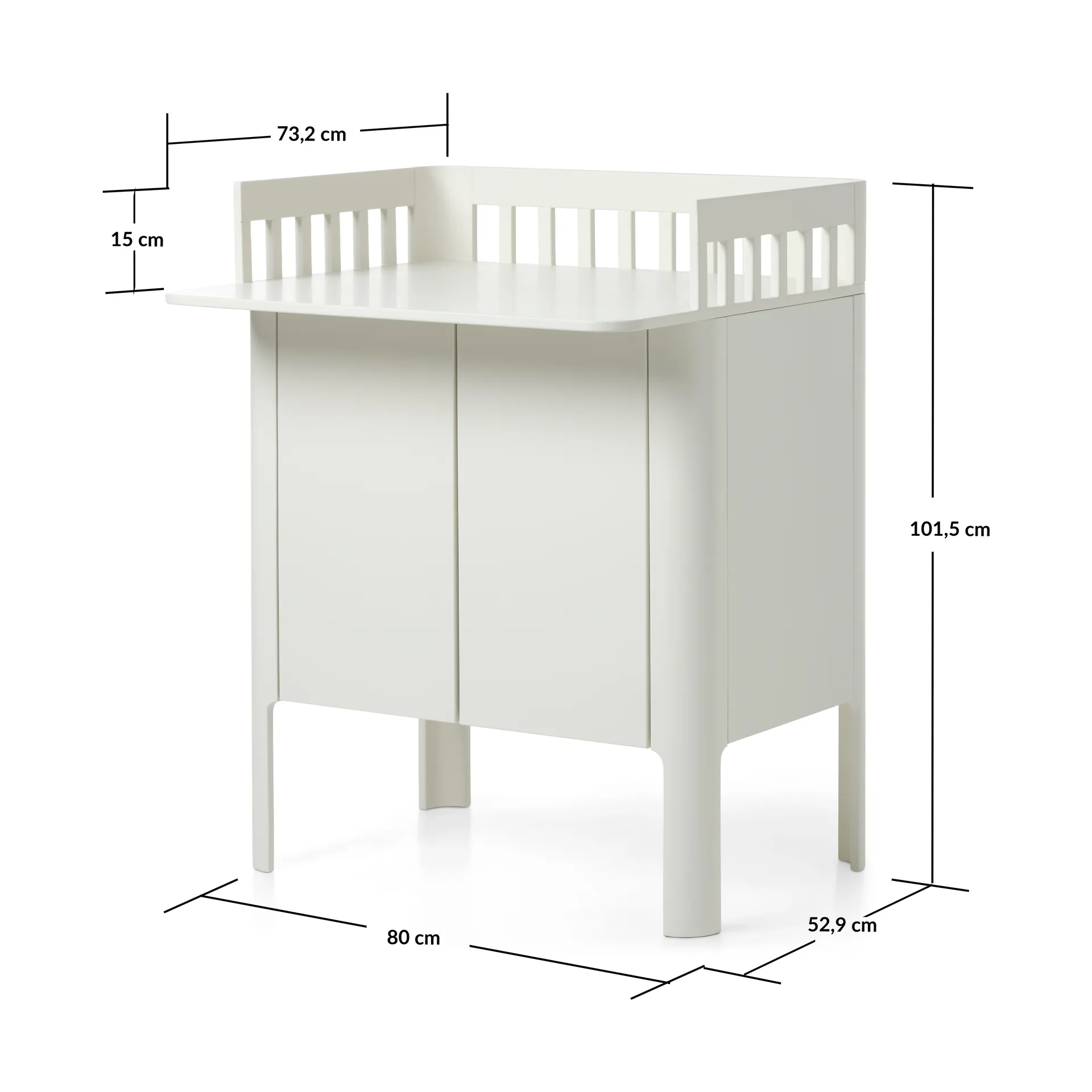 Cambiador Nova 80x101 cm, Cream FLEXA