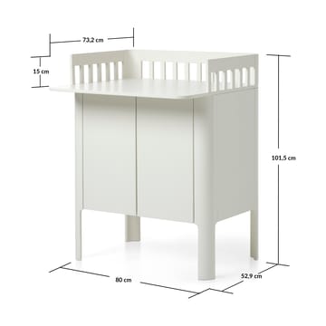 Cambiador Nova 80x101 cm - Cream - FLEXA