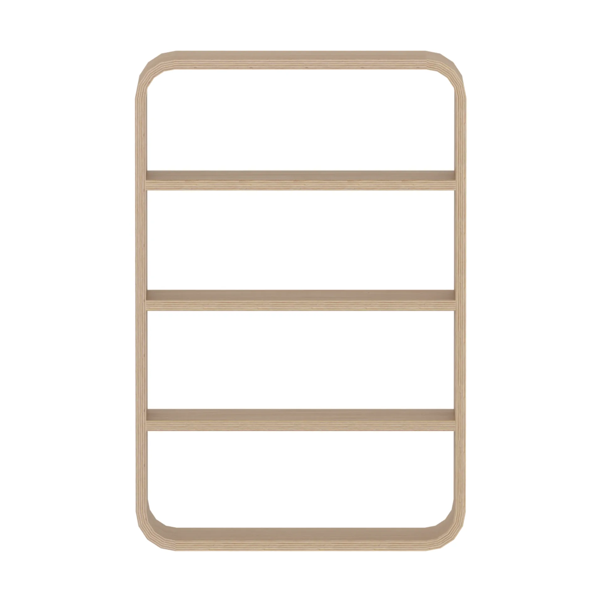 Estante de pared Nova 50x83 cm, Chapa de roble FLEXA