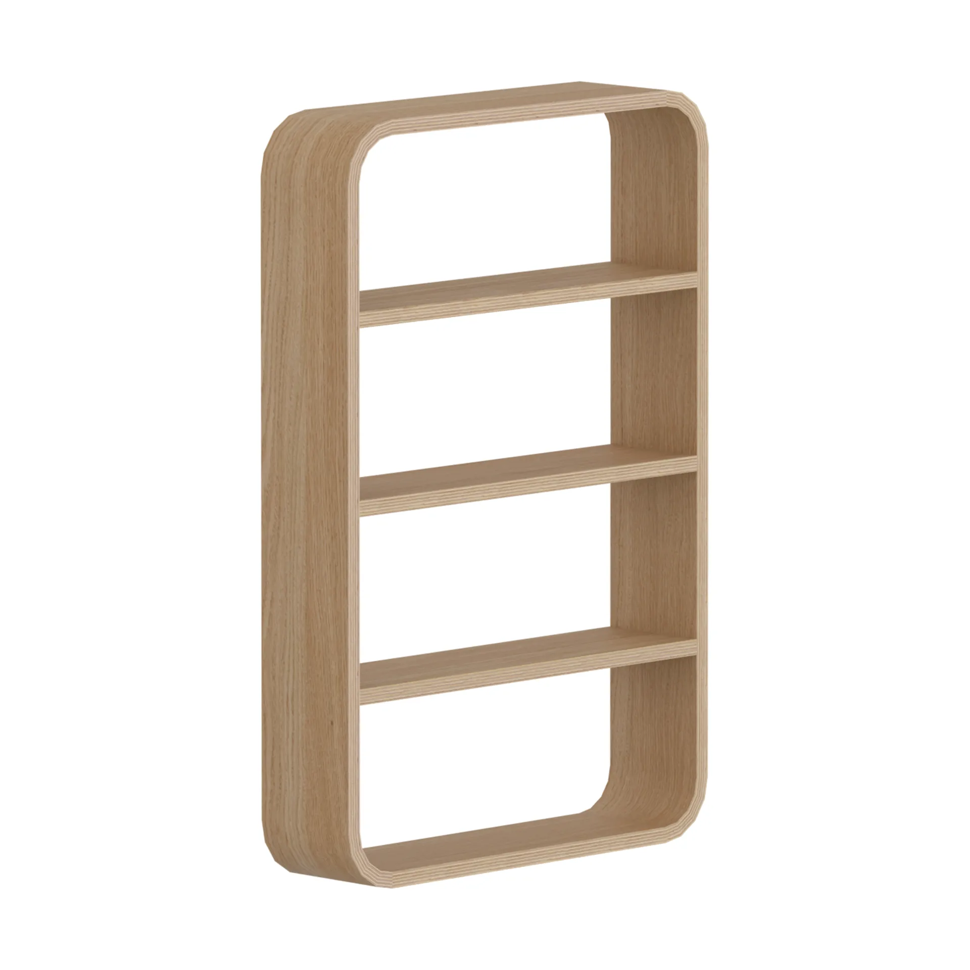 Estante de pared Nova 50x83 cm, Chapa de roble FLEXA