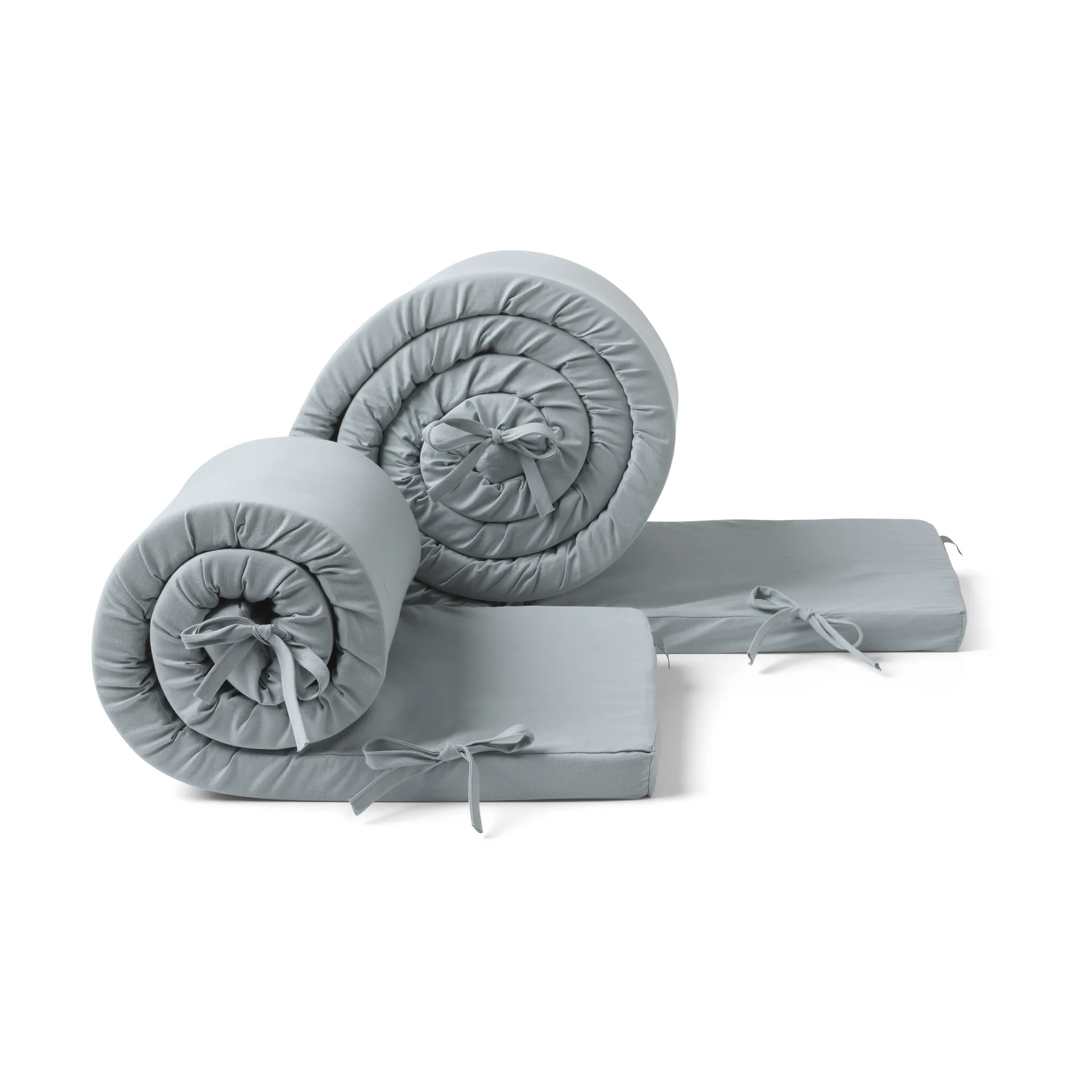 Protector de cuna Dawn 2,5x30x372 cm, Azul FLEXA