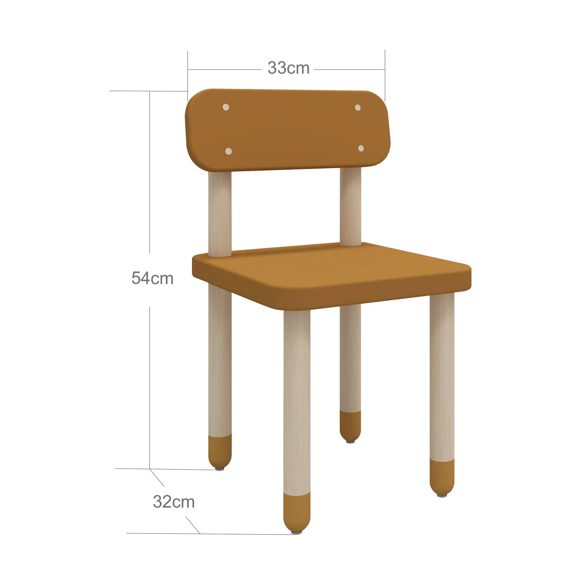 Silla Dots, Amarillo FLEXA