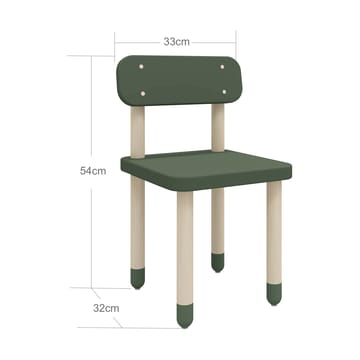 Silla Dots - Verde - FLEXA
