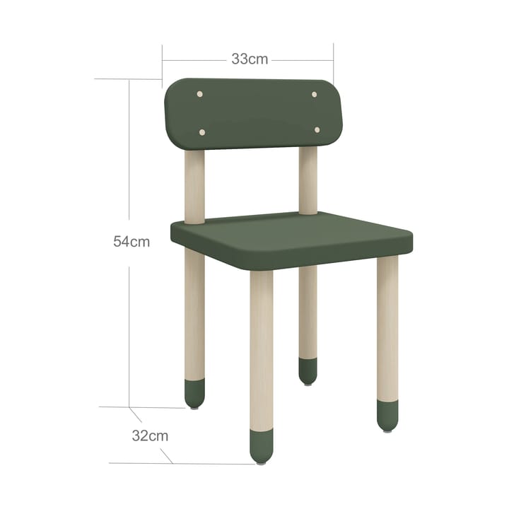 Silla Dots, Verde FLEXA