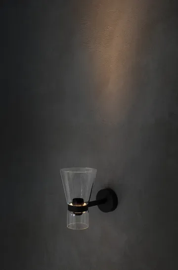 Aplique de pared Nocturne Cone - Negro - Flos