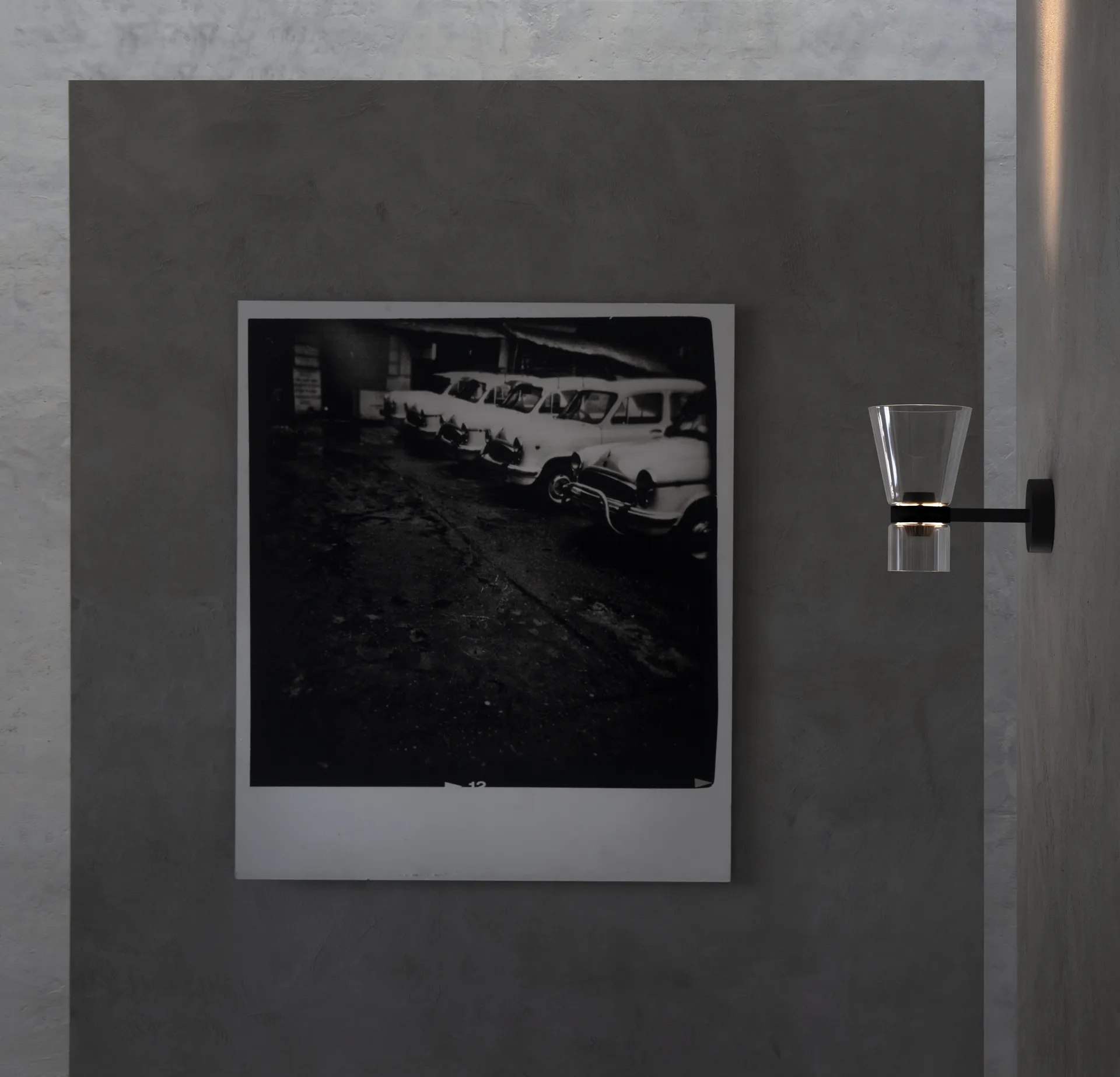 Aplique de pared Nocturne Cone - Negro,  Flos