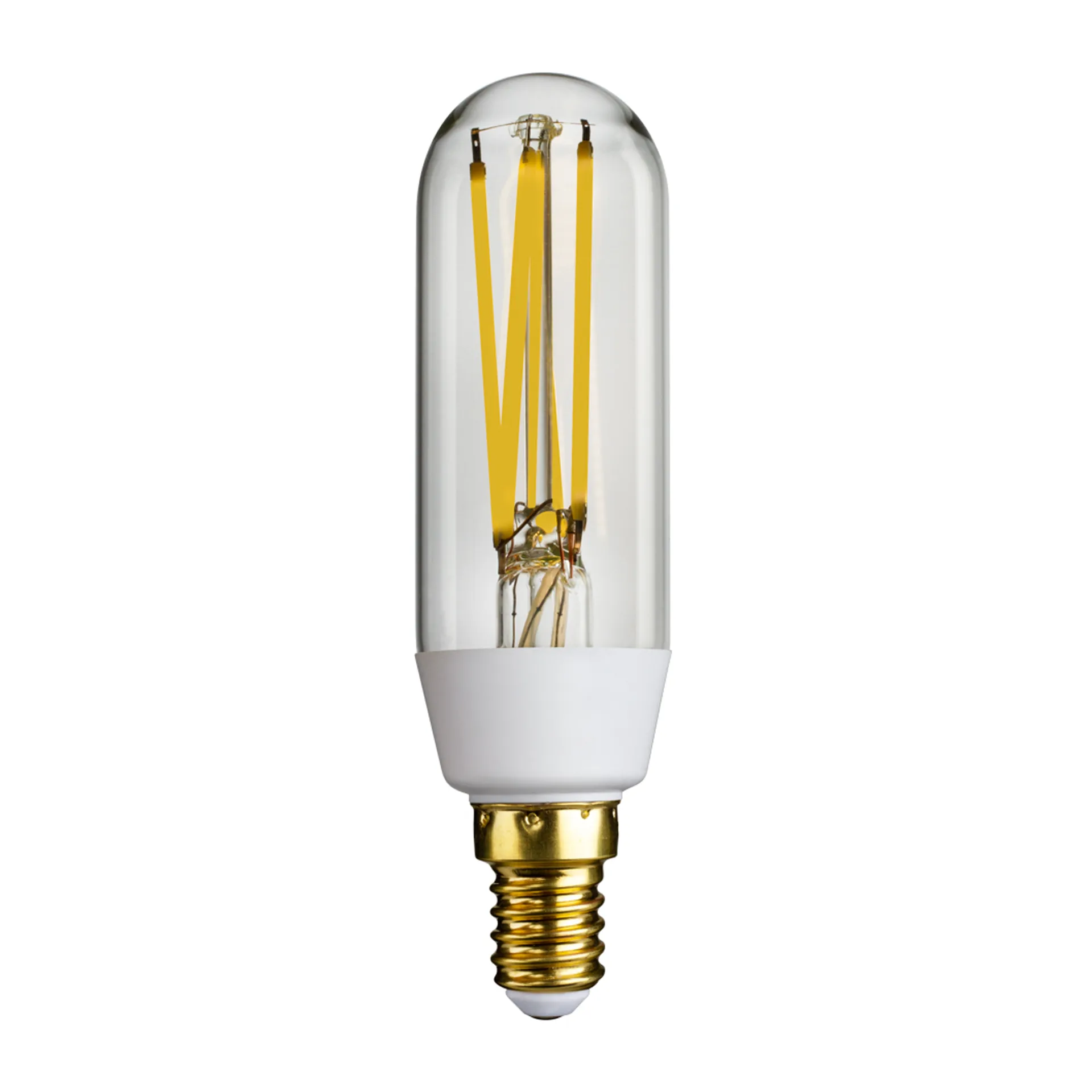 Bombilla LED E14 T30 5,7W 900lm 2700K regulable, Clear Flos
