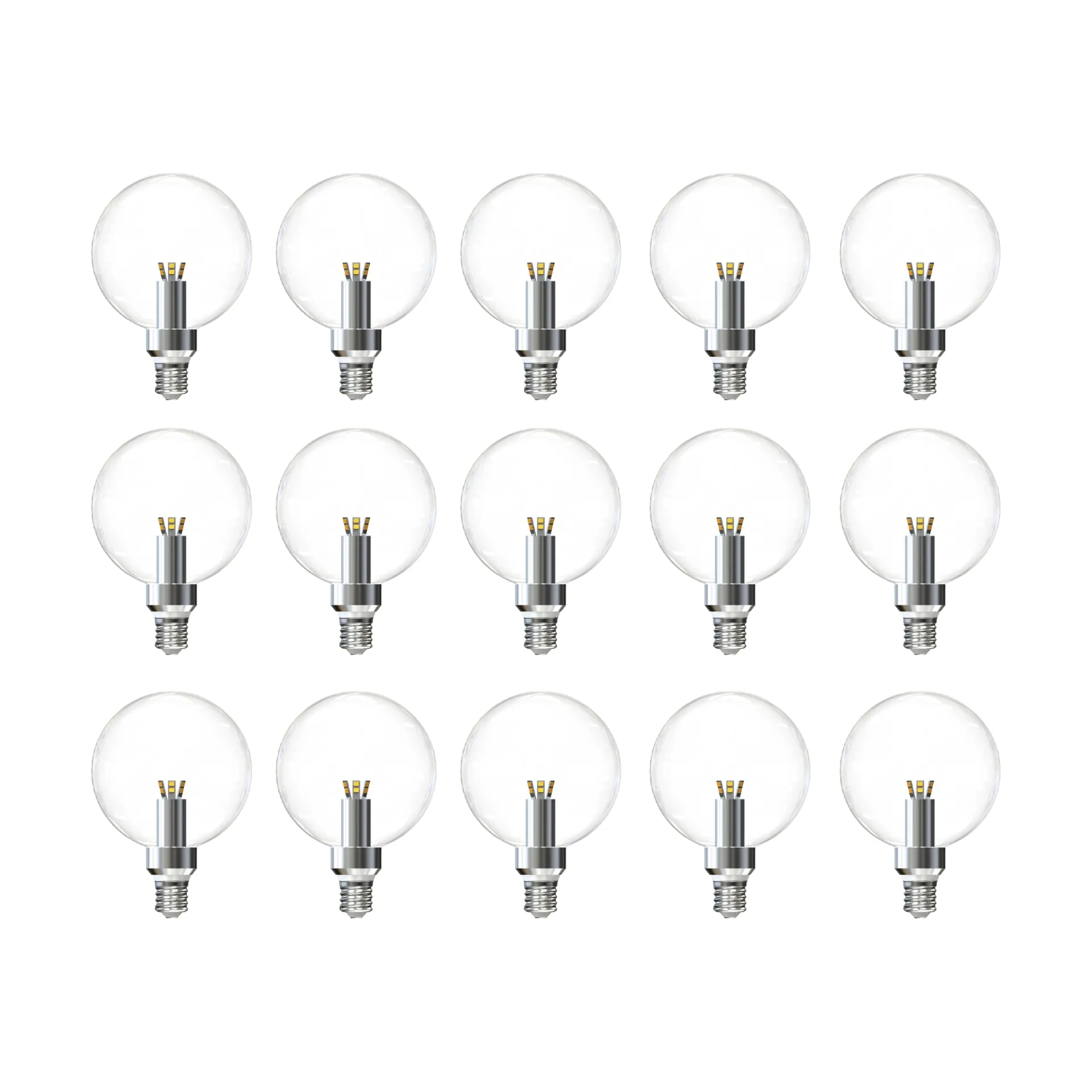 Fuente de luz LED global retrofit regulable E27 paquete de 15
, 2500K 170lm 3W Flos