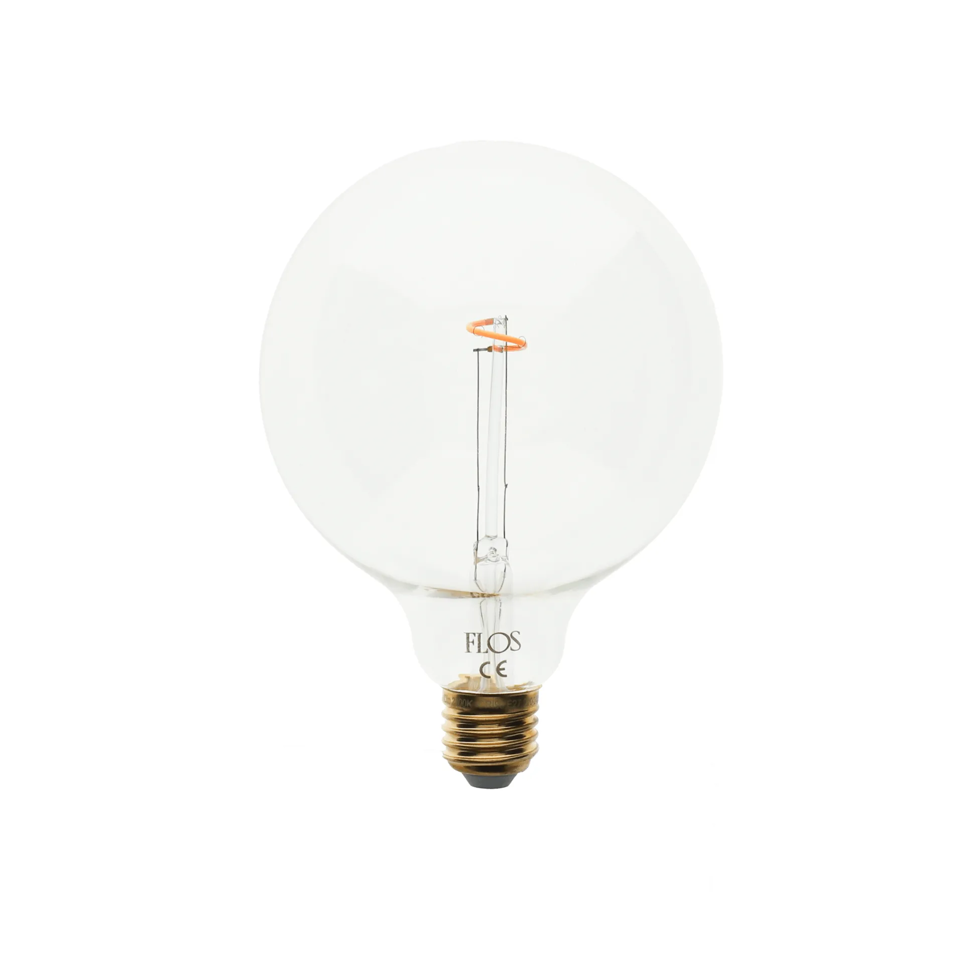 Fuente de luz LED regulable G125 E27, 2200K 40lm 1,5W Flos