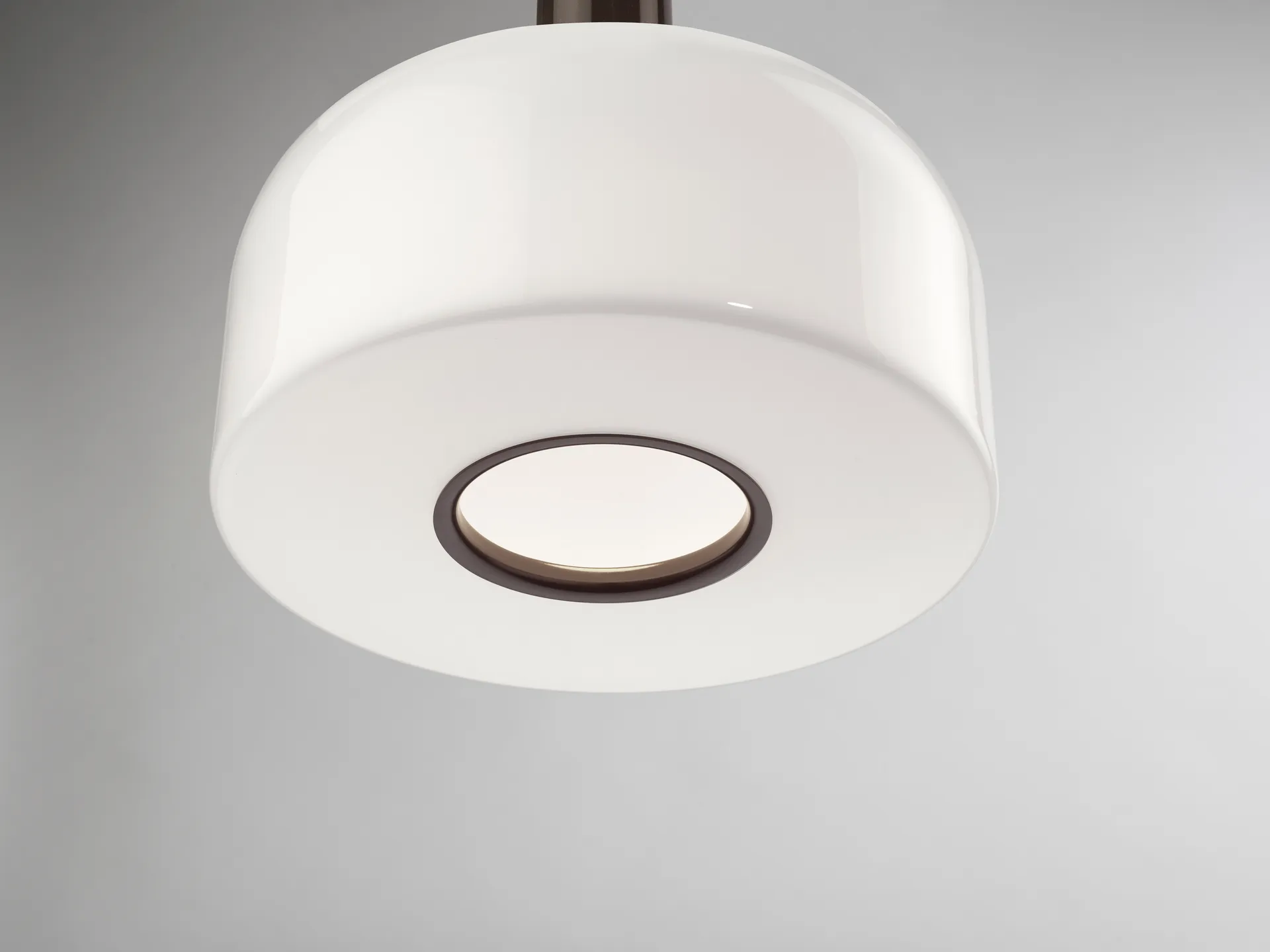 Lámpara colgante Bellhop Glass S1, Cioko Flos