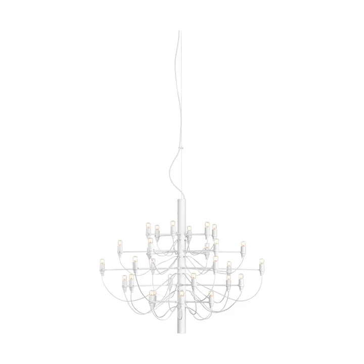 Lámpara de araña 2097 Sarfatti LED - Blanco Mate 30 lamps - Flos