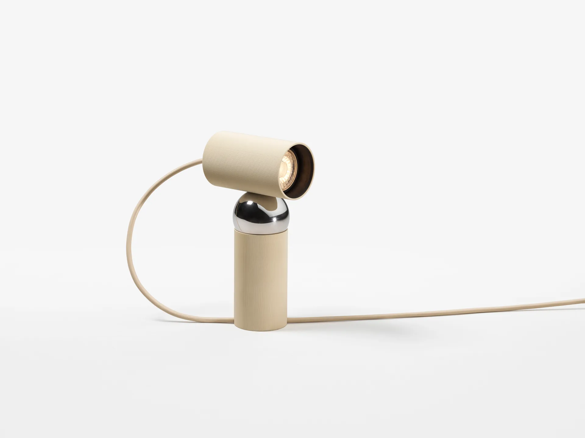 Lámpara de mesa Bilboquet, Linen Flos