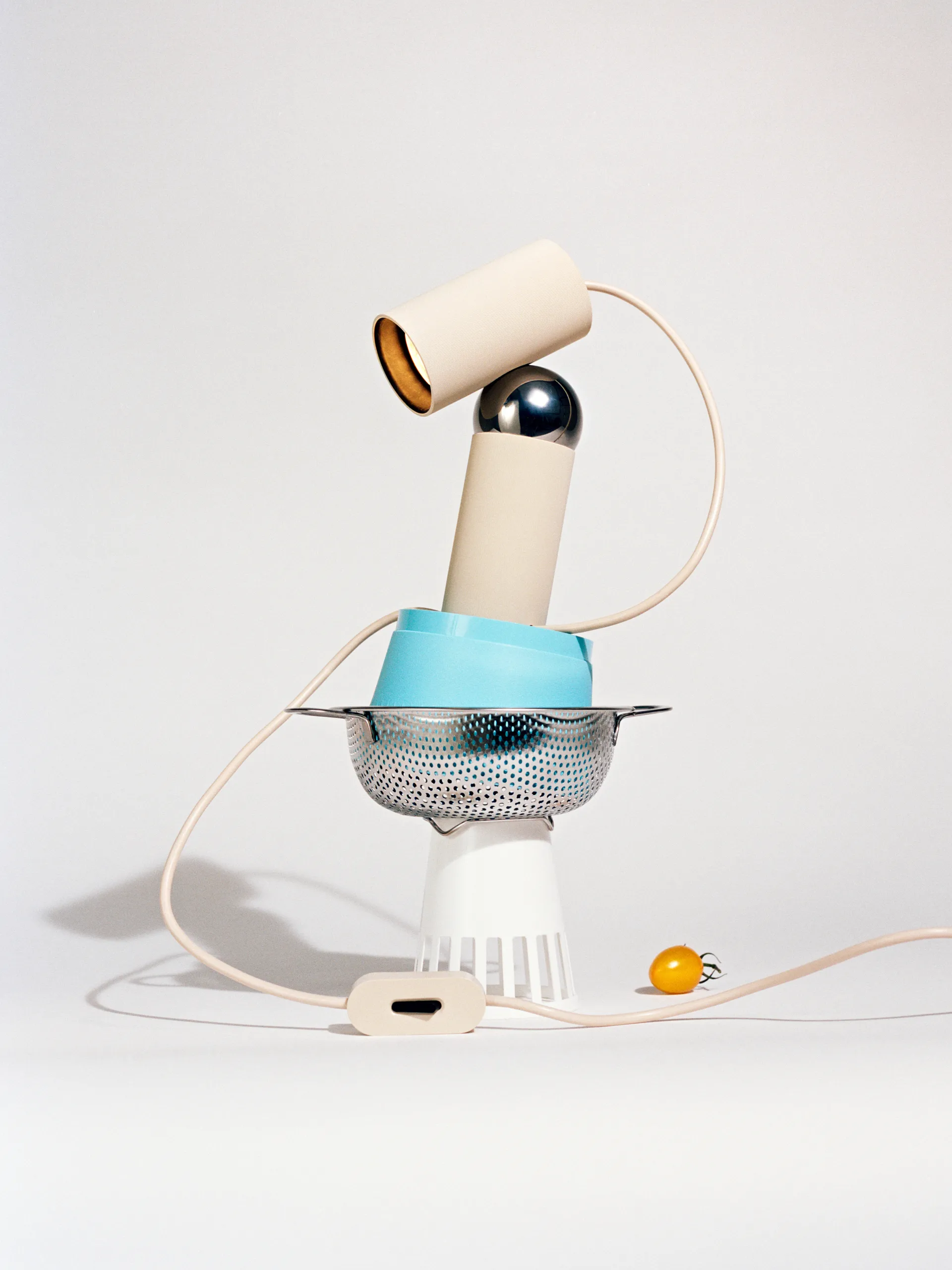 Lámpara de mesa Bilboquet, Linen Flos