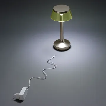 Lámpara de mesa Bon Jour Unplugged - Blanco-amarillo - Flos
