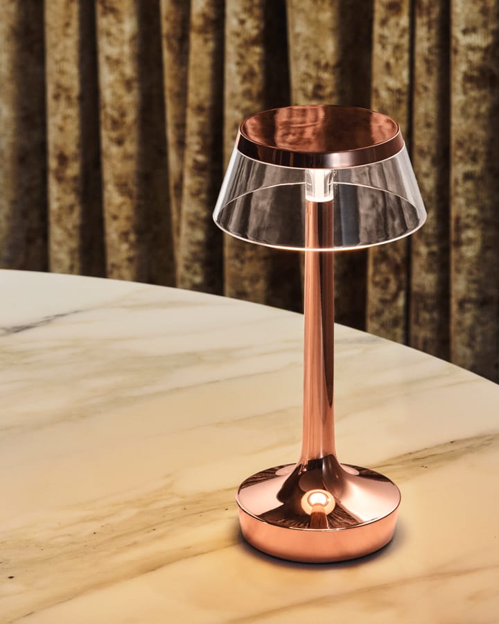 Lámpara de mesa Bon Jour Unplugged, Copper Flos